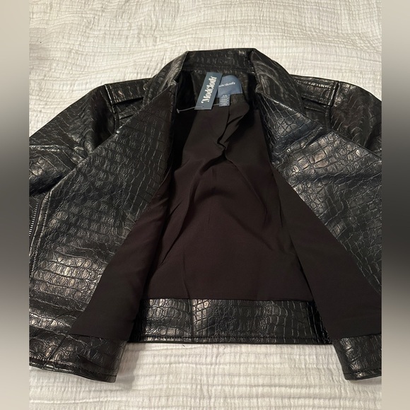 ModCloth Crocodile Rock Moto Jacket - NWT - Size XS - Picture 6 of 13